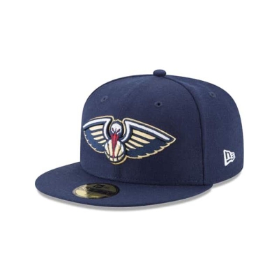 New Orleans Pelicans Gorra | New Era NBA Wool Standard 59fifty Fitted Cap Mexico - Azules